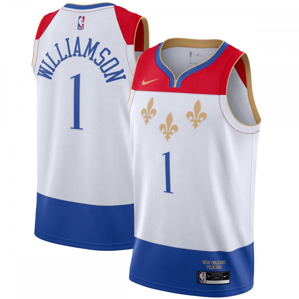 Zion Williamson New Orleans Pelicans 2020/21 Swingman Player Jersey White - City Edition-Pro Kit Vault | Brand New 26/27 Sports Jerseys